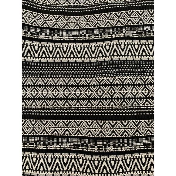 Alice + Olivia Coley Sleeveless Jacquard Mini Dress Black, White Size 2 - Picture 11 of 12